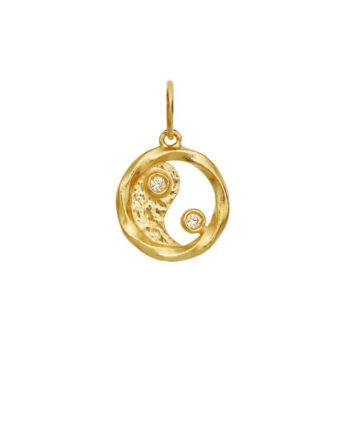Maanesten Vedhæng Dualism Gold Colour