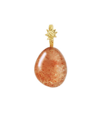 Maanesten Vedhæng Fire Sunstone