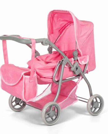 Mamamemo Dukkevogn Med Lift Pink
