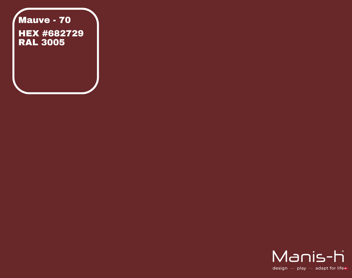 Manis-  Sengehest Classic  Mauve   160 Cm