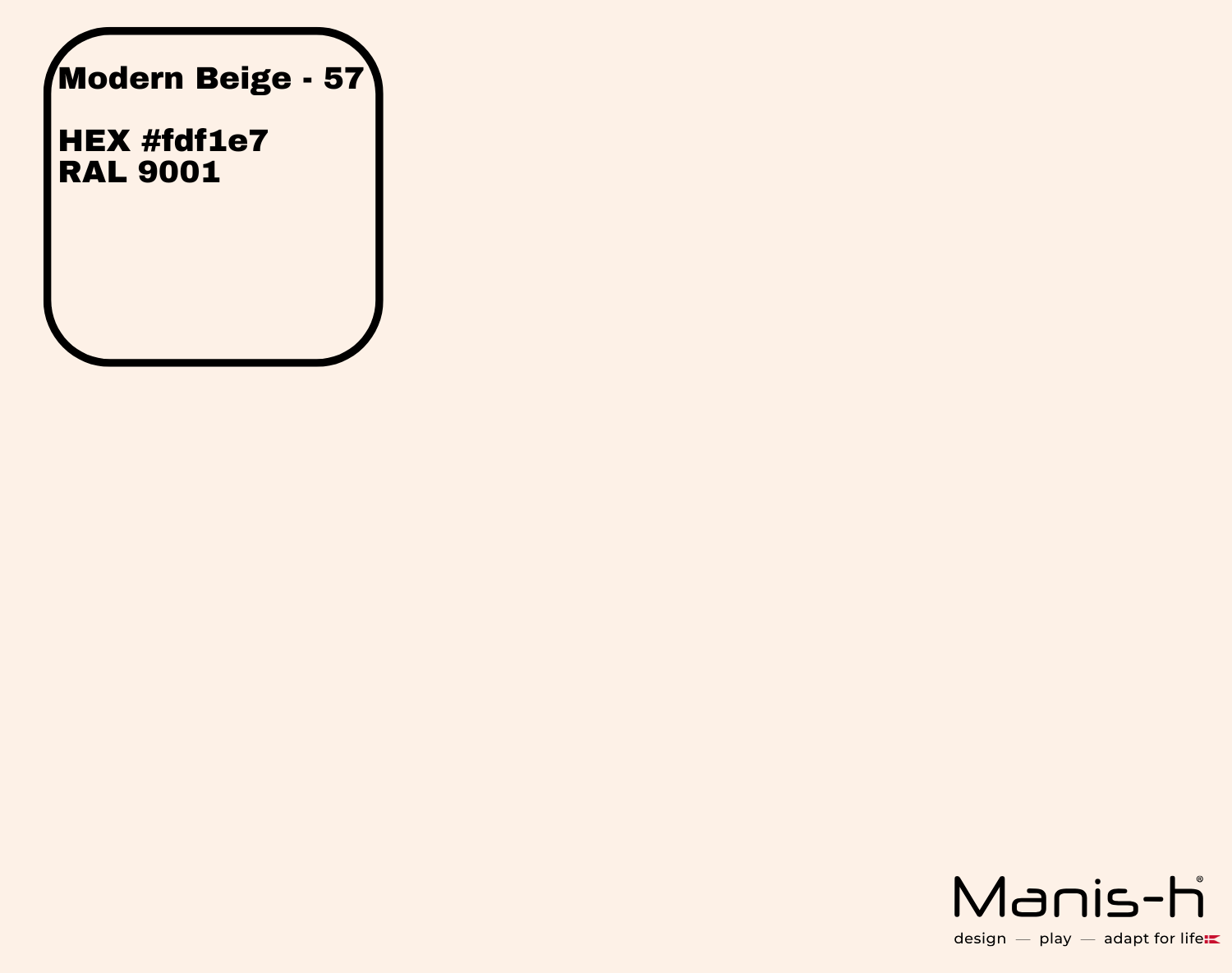 Manis-  Sengehest Med Tremmer  Modern Beige   160 Cm
