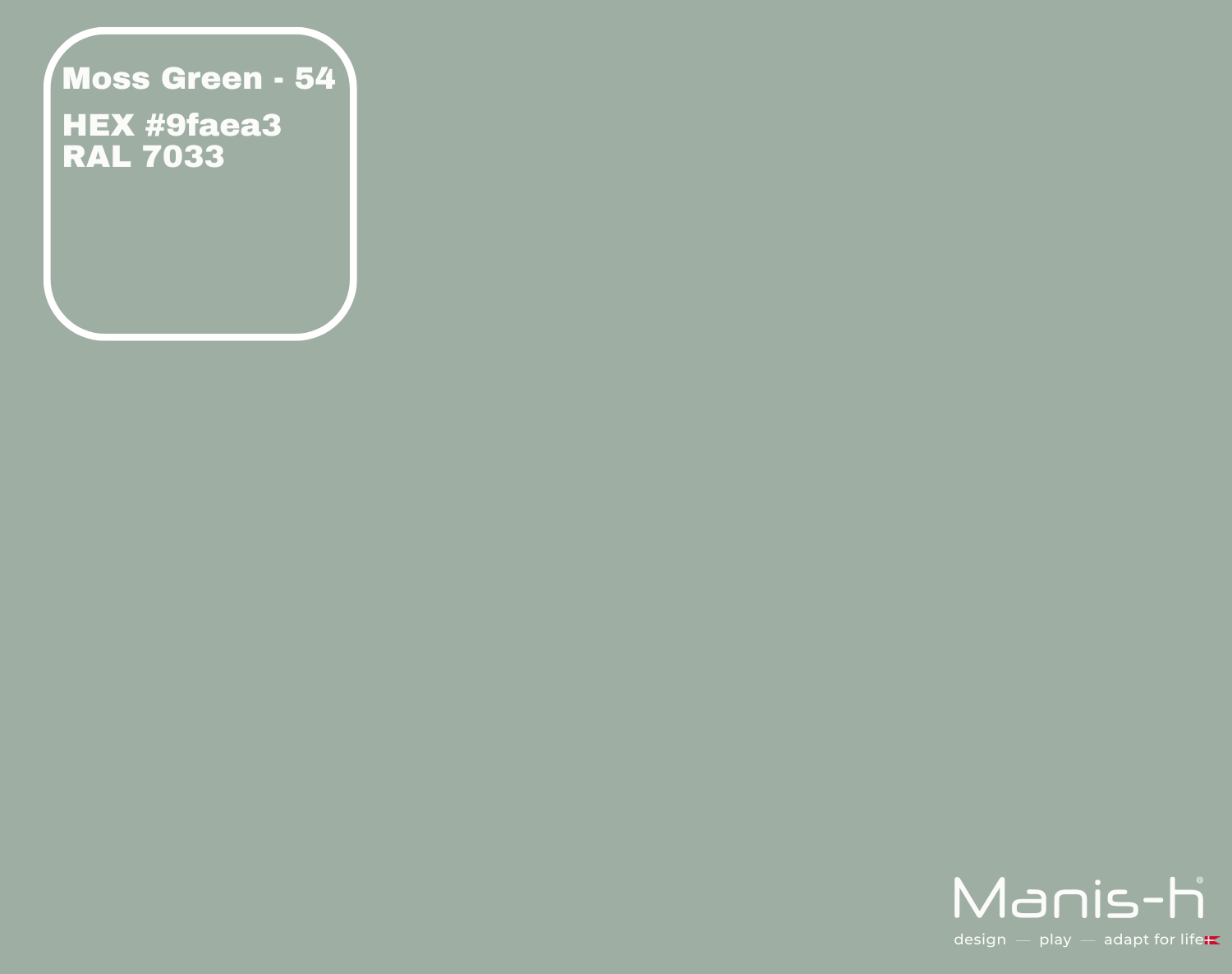 Manis- Sengehest Med Tremmer Moss Green 160 Cm