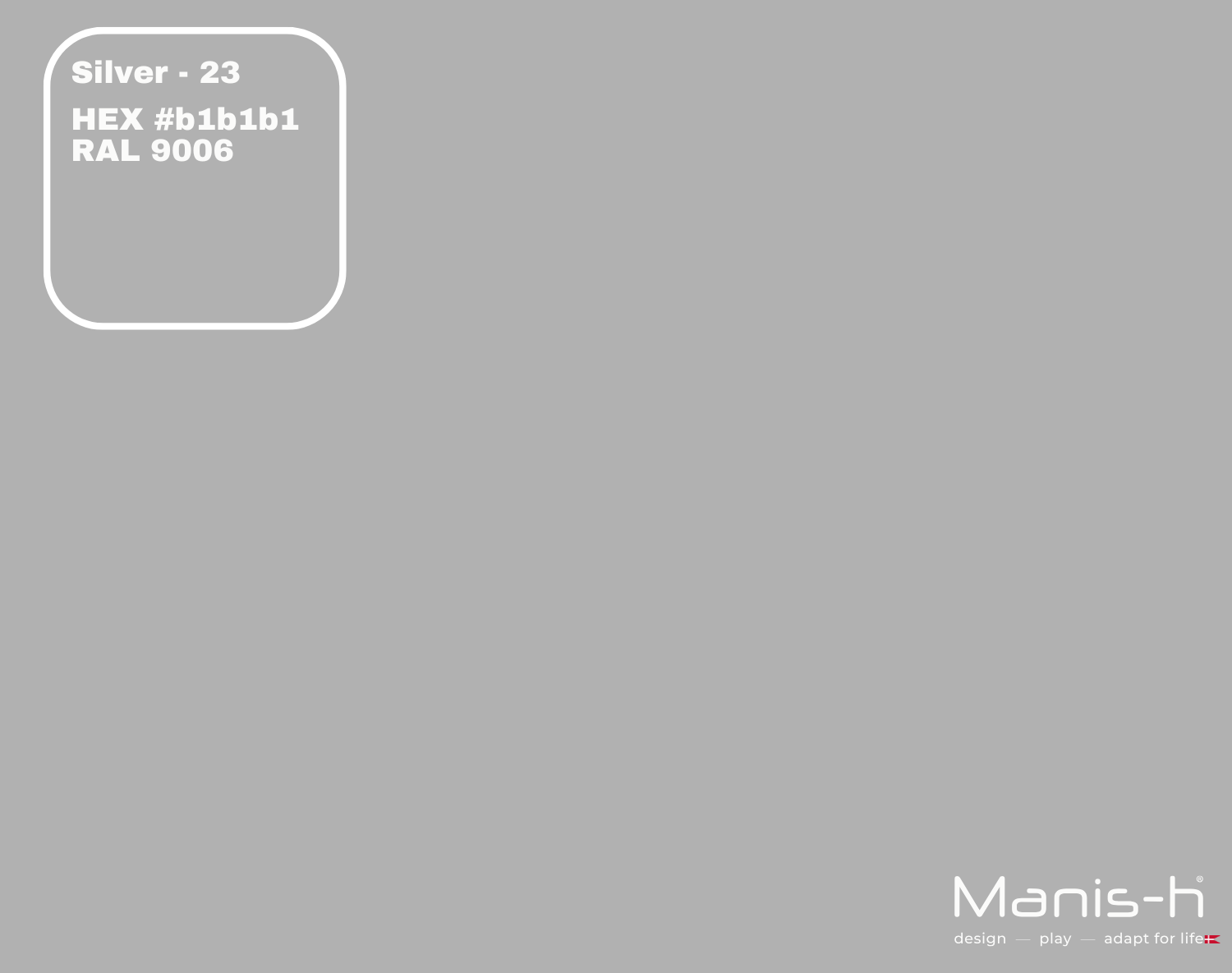 Manis-  Sengehest Med Tremmer  Silver   160 Cm