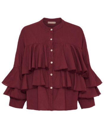 Marta Du Chateau Bluse Debbie Bordeaux