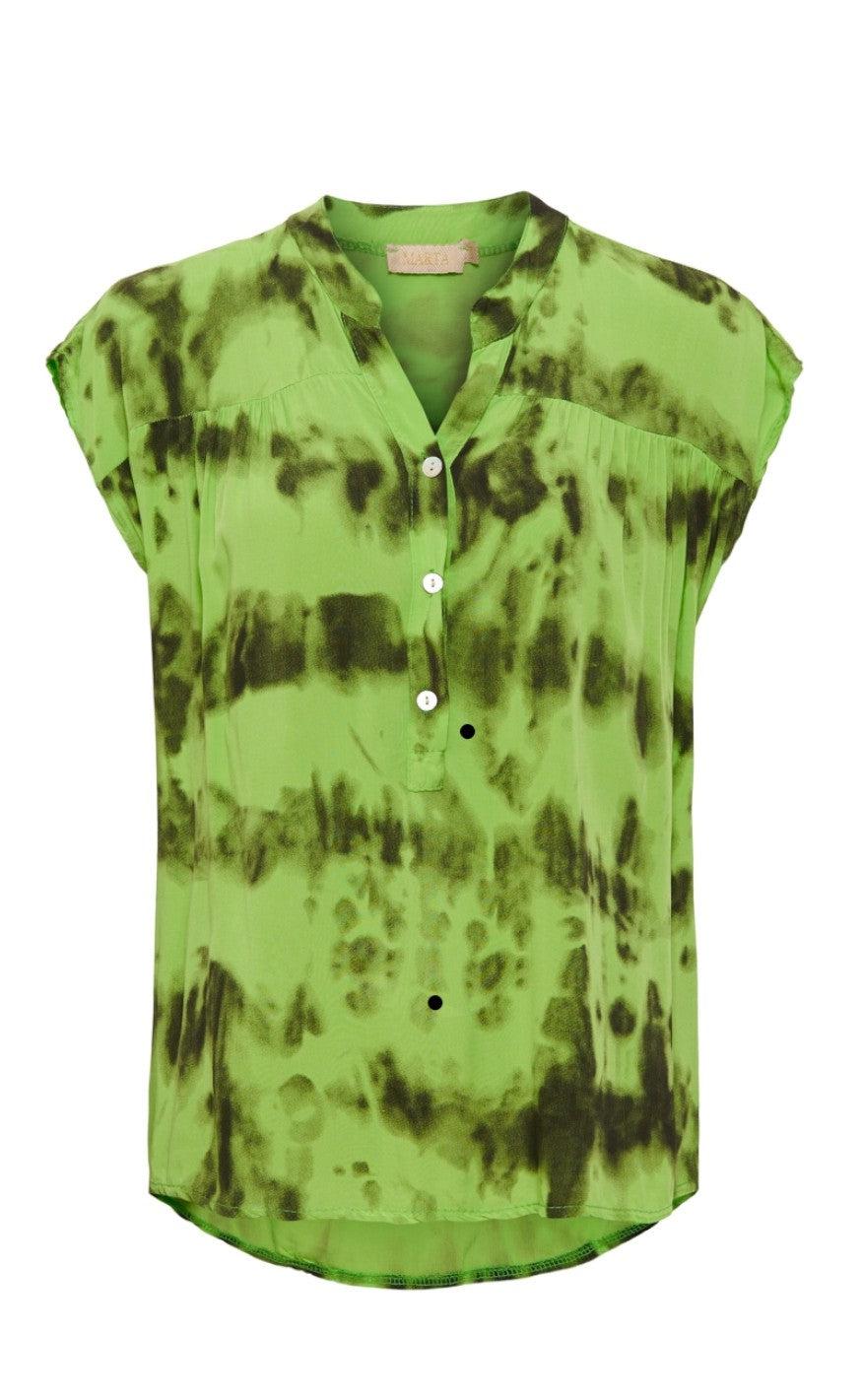 Marta Du Chateau Bluse 4440 Green Black