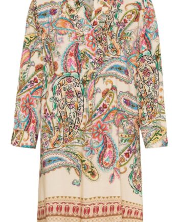 Marta Du Chateau Kjole 2604b Valentina Beige Print