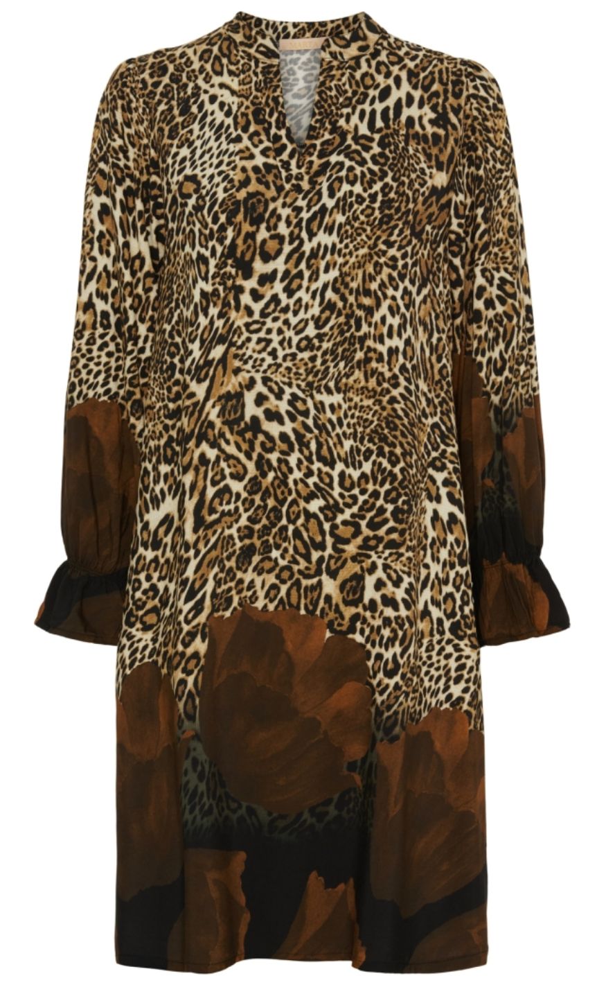 Marta Du Chateau Kjole Sylvie Dress Tabacco