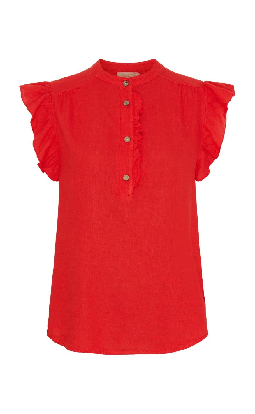 Marta Du Chateau Top Lise Red