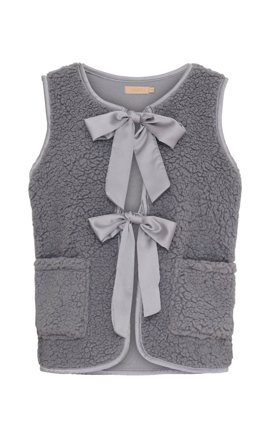 Marta Du Chateau Vest Gudrun Dark Grey