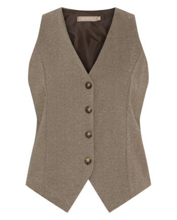 Marta Du Chateau Vest Rainey Brown