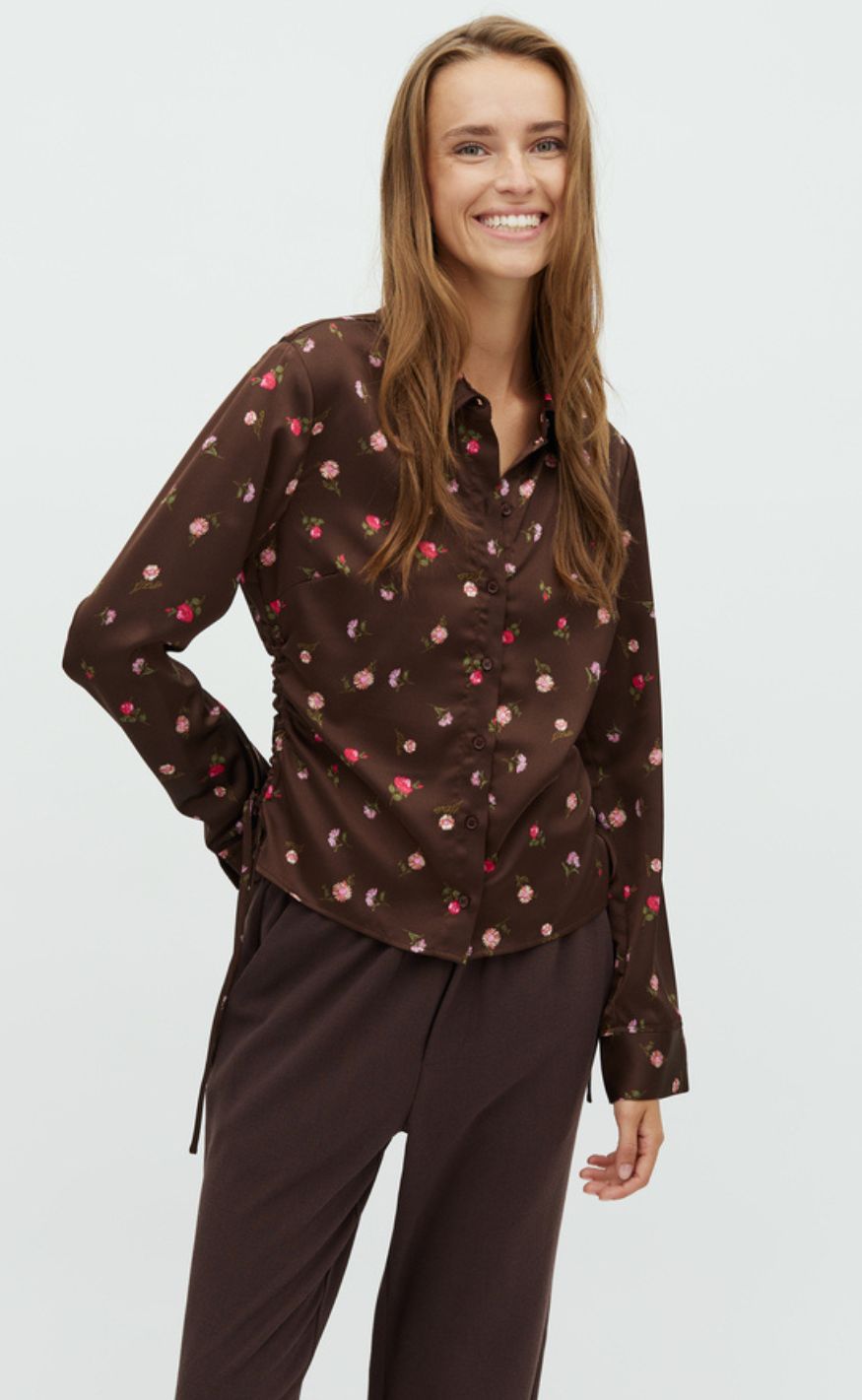 Mbym Bluse Nura-  Dark Evaline Print