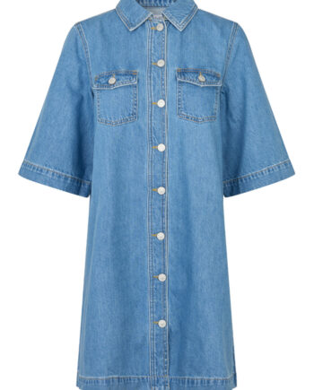 Mbym Kjole Mira-  Vintage Blue