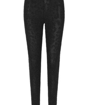 Mbym Leggings Karren Black Leopard
