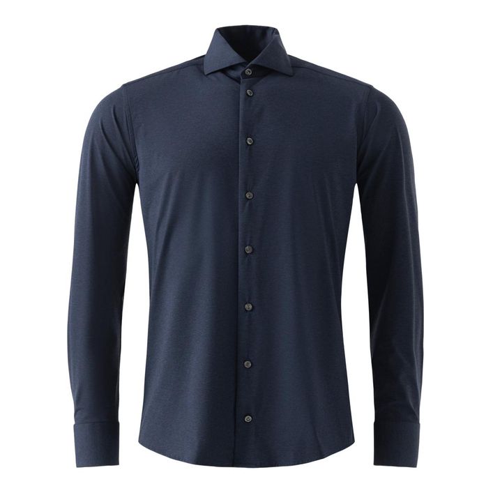 Melange Four-way Stretch Shirt