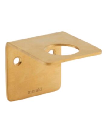 Meraki Vægophæng Bottle Hanger Børstet Messing Finish