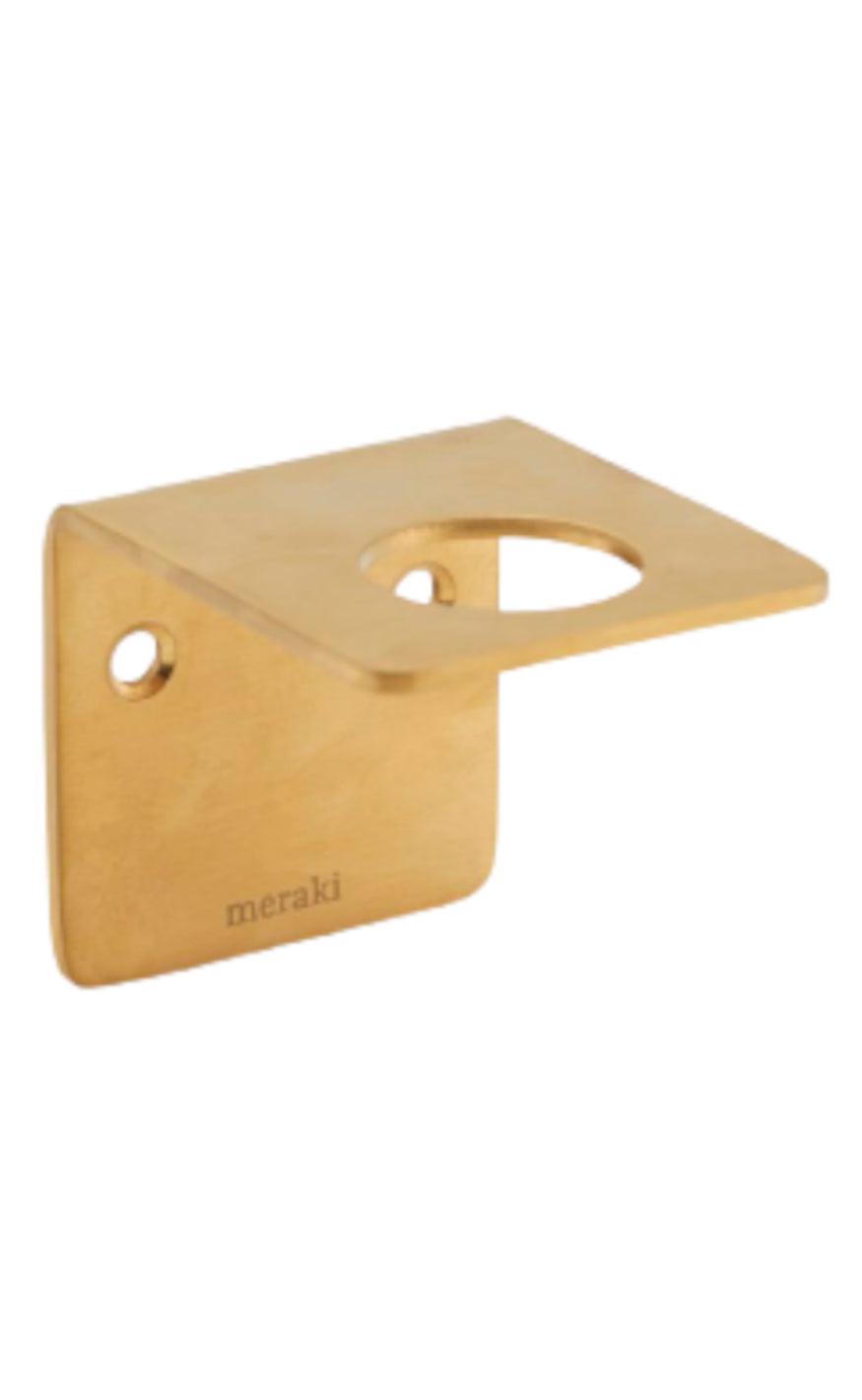 Meraki Vægophæng Bottle Hanger Børstet Messing Finish