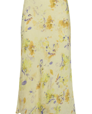 Moves Nederdel Gebry Satin Pastel Yellow