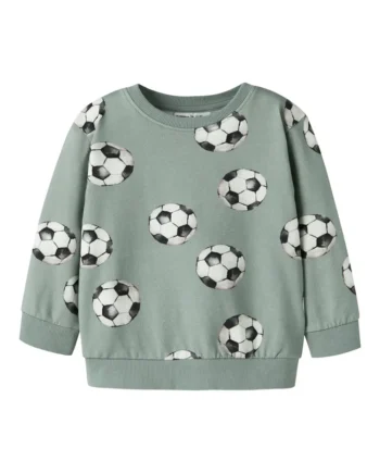Name It Louie Sweatshirt Green Milieu 116