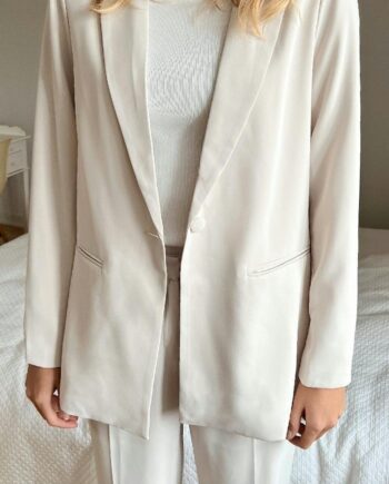 Neo Noir Blazer Avery Woven Ivory