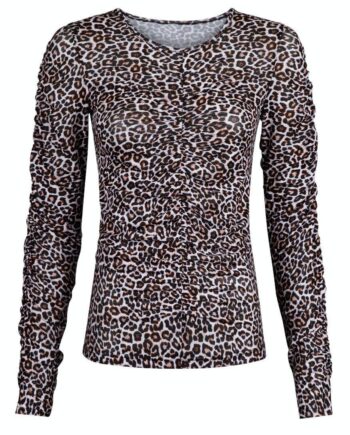 Neo Noir Bluse Bea Leopard