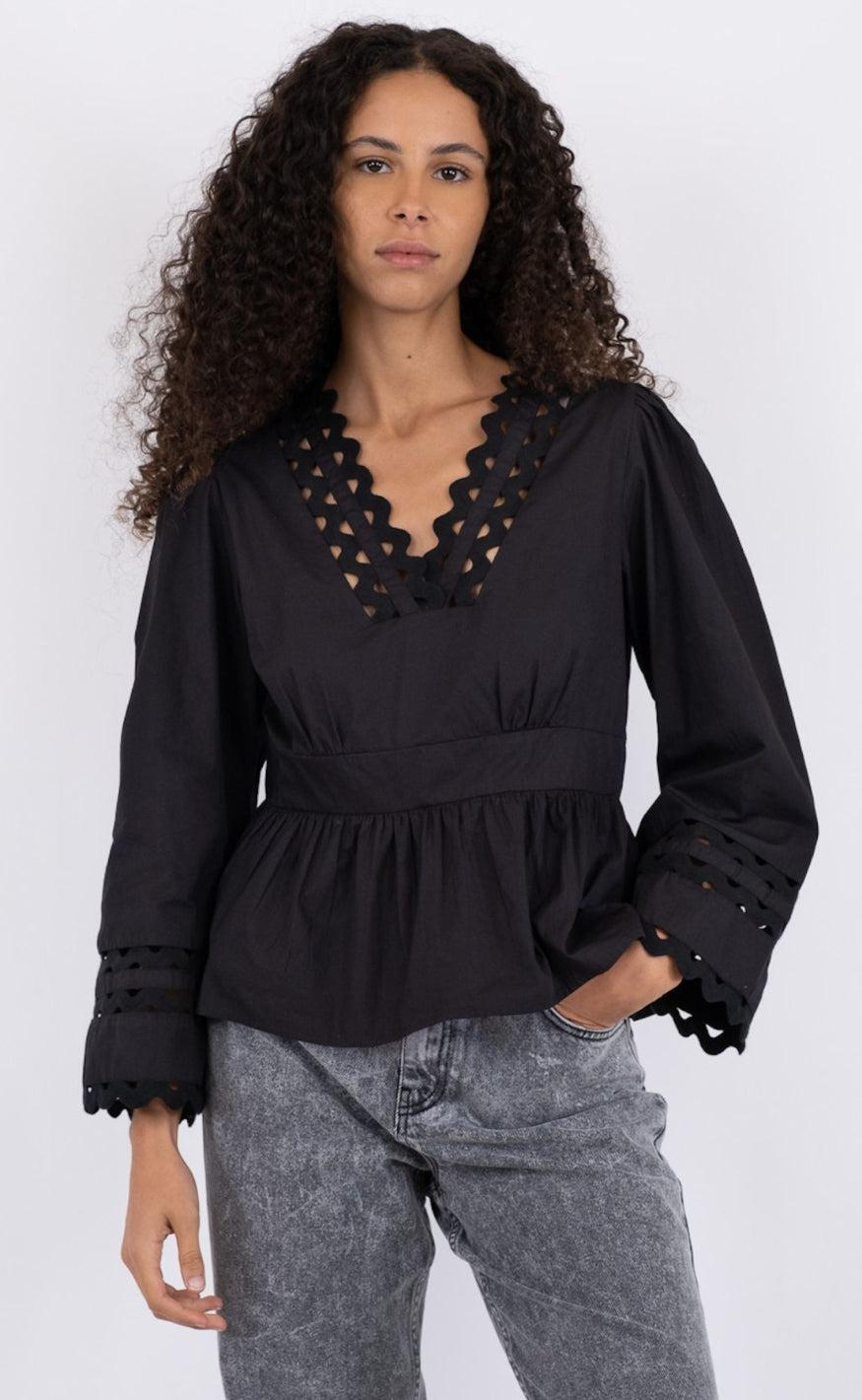 Neo Noir Bluse Depsi Black