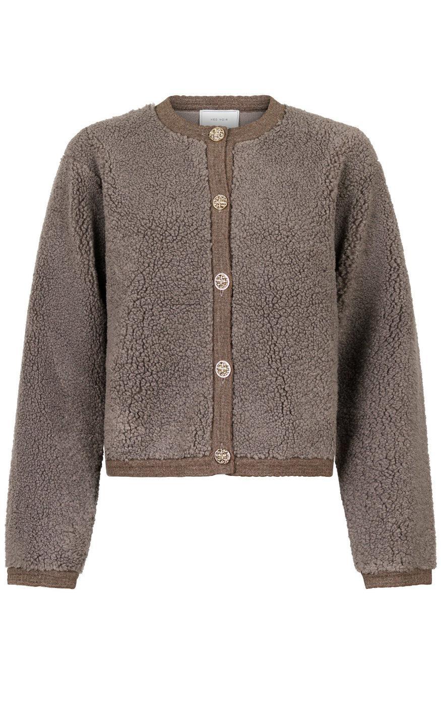 Neo Noir Cardigan Limo Fluffy Iron