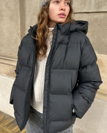 Neo Noir Jakke Fox Puffer Black