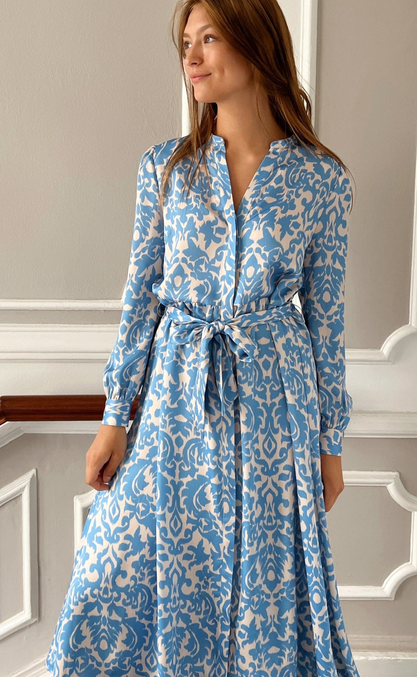 Neo Noir Kjole Cillan Light Blue