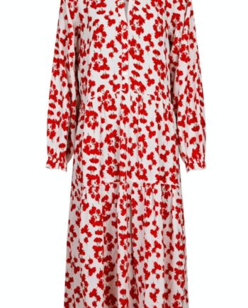 Neo Noir Kjole Layli Fading Poppy Red