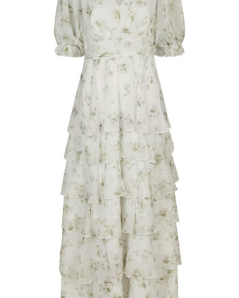 Neo Noir Kjole Noorie Flower Off White