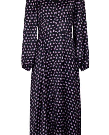Neo Noir Kjole Timma Violet Storm Black