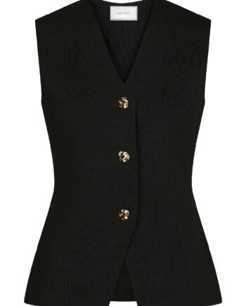 Neo Noir Vest Sway Smooth Black