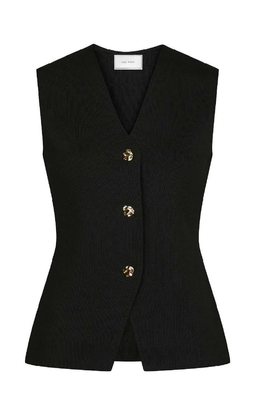 Neo Noir Vest Sway Smooth Black