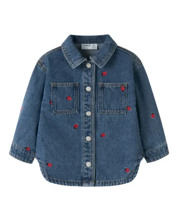 Nina Denim Jakke Medium Blue Denim 104