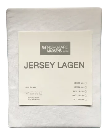 Nm Jersey Lagen Str  38x80 Cm  Hvid