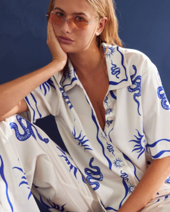 Noella Bluse Kealy Chana Blue Print