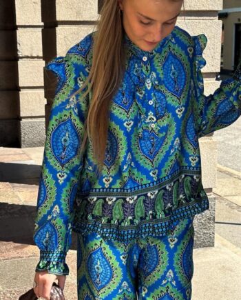 Noella Bluse Reno Trisha Blue Print