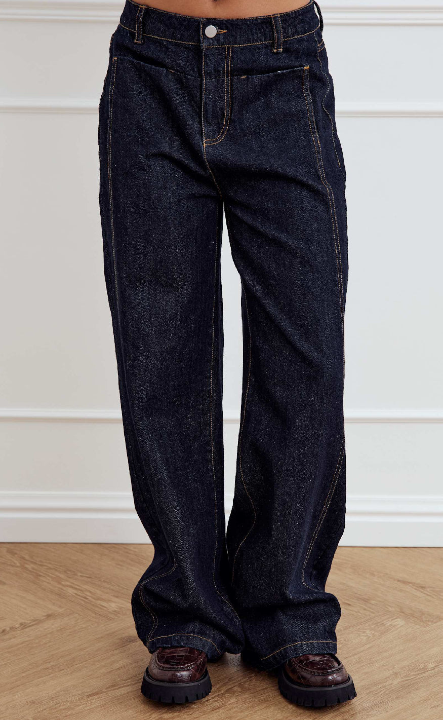 Noella Bukser Linley Blue Unwashed
