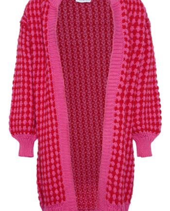 Noella Cardigan Gio Pink Red Mix