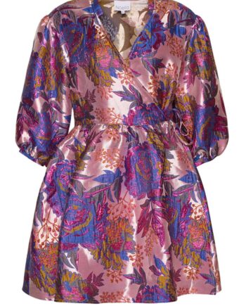 Noella Kjole Aya Wrap Fuchsia Mix