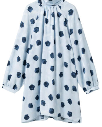 Noella Kjole Lorenia Delice Blue Print
