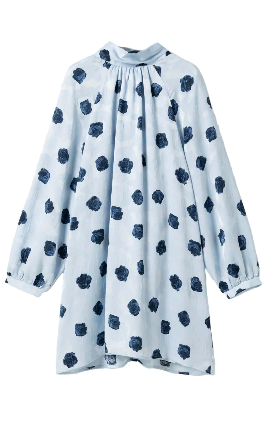 Noella Kjole Lorenia Delice Blue Print