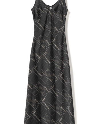 Noella Kjole Megan Dolly Black Print