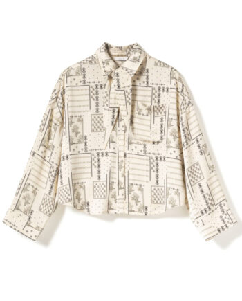 Noella Skjorte Lirinnah Dolly Ivory Print