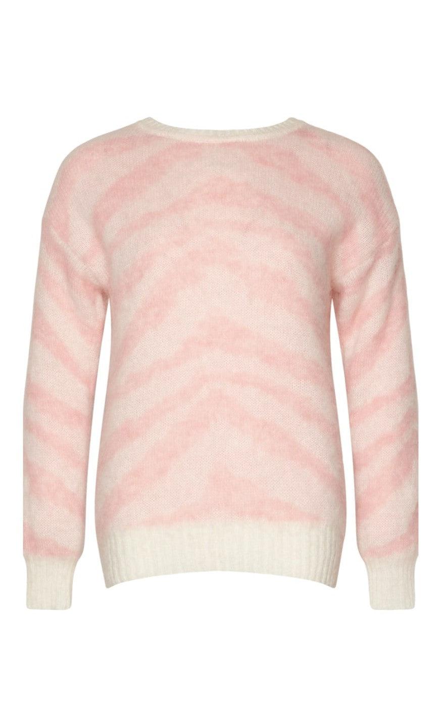 Noella Sweater Grace White Pink