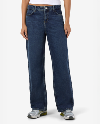 Noisy May Alexa Dame Jeans Dark Blue Denim 32 32
