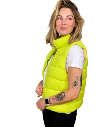 Noisy May Dame Vest Wild Lime Xs