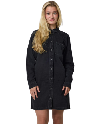 Noisy May Signe Dame Kjole Black Denim Xs