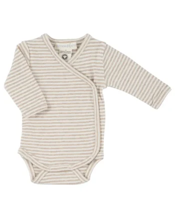 Nyfødt Slå-om Body Oatstripe 50