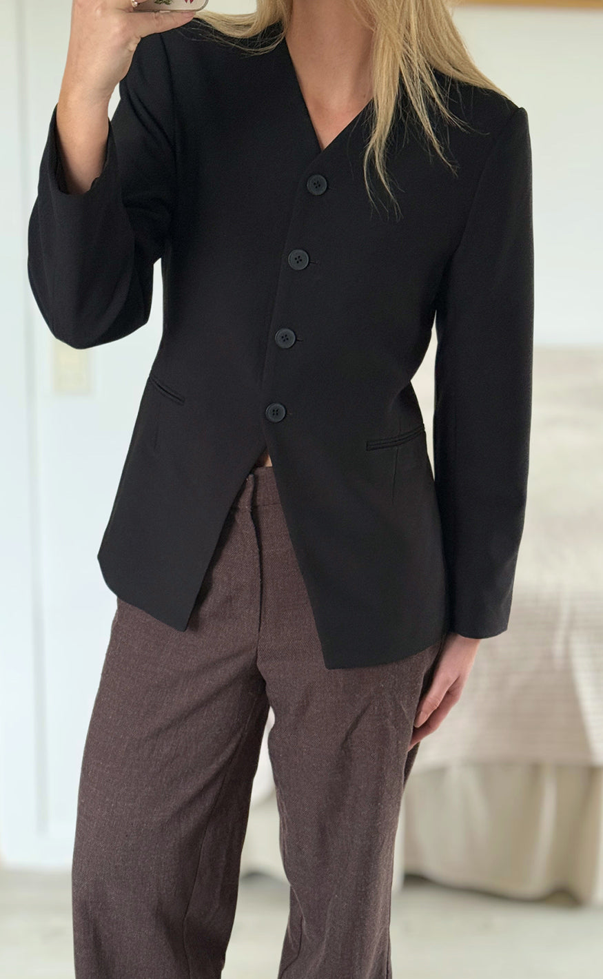 Only Blazer Lamina Black